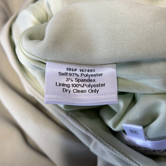 Katie May | Caliente Deep V-Neck Midi Dress Mint Green Bridesmaid Wedding M - Picture 15 of 16